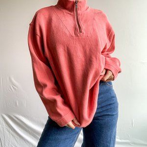 ✨ SALMON PINK HALF ZIP ✨